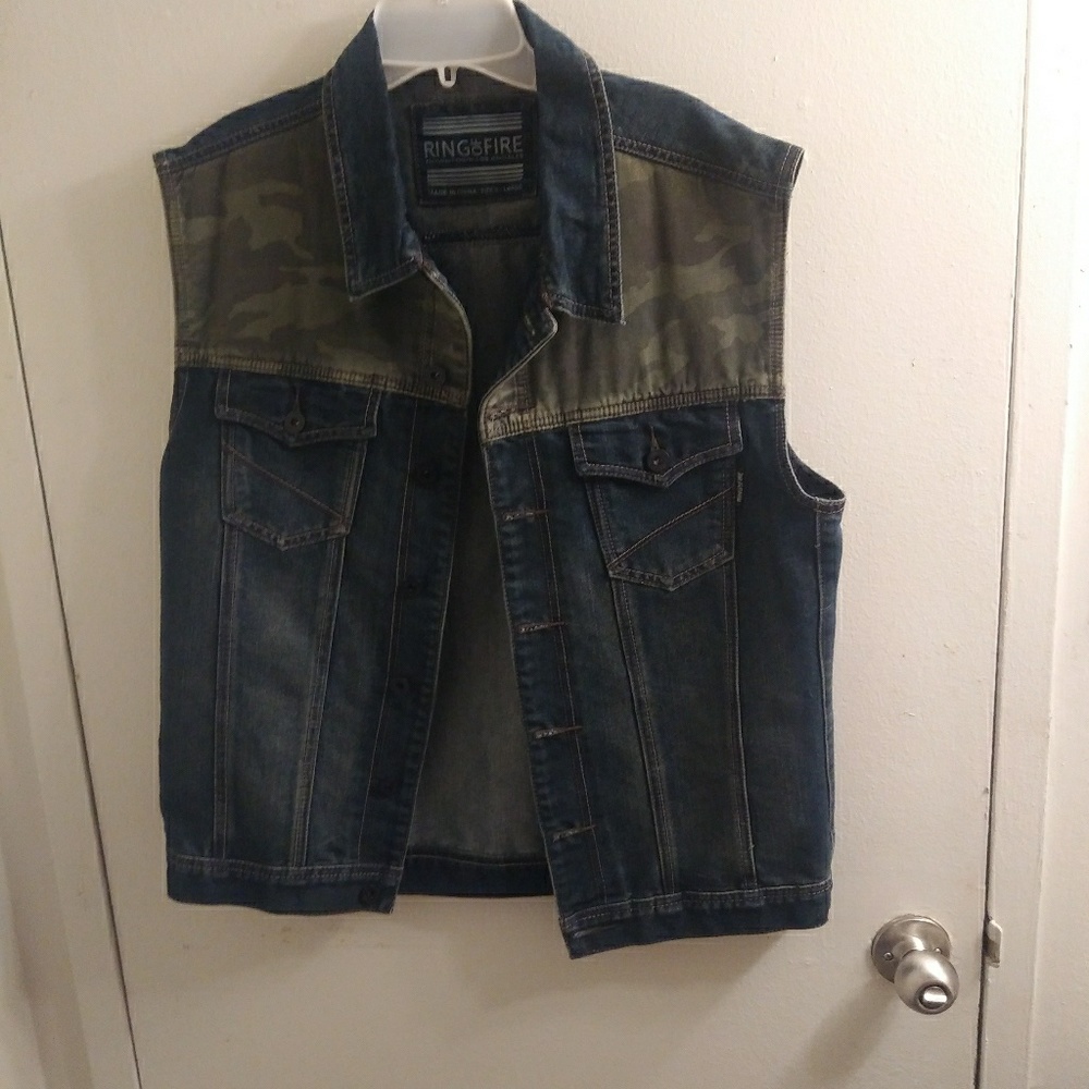 Denim vest XL